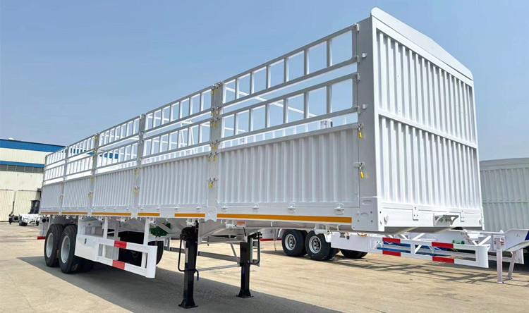 2 Axle Fence Semi Trailer with Bogie Suspension - TITAN Vehicle