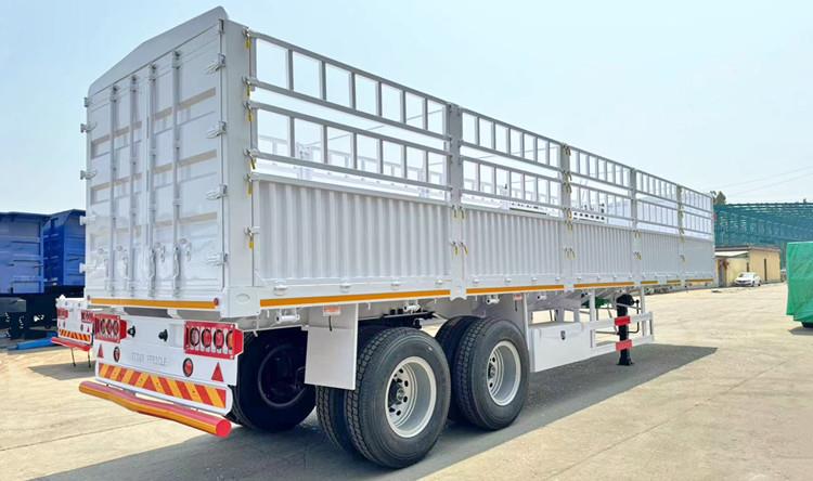 2 Axle Fence Semi Trailer with Bogie Suspension - TITAN Vehicle