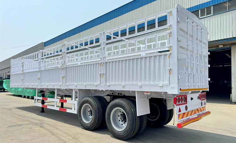 2 Axle Fence Semi Trailer with Bogie Suspension - TITAN Vehicle
