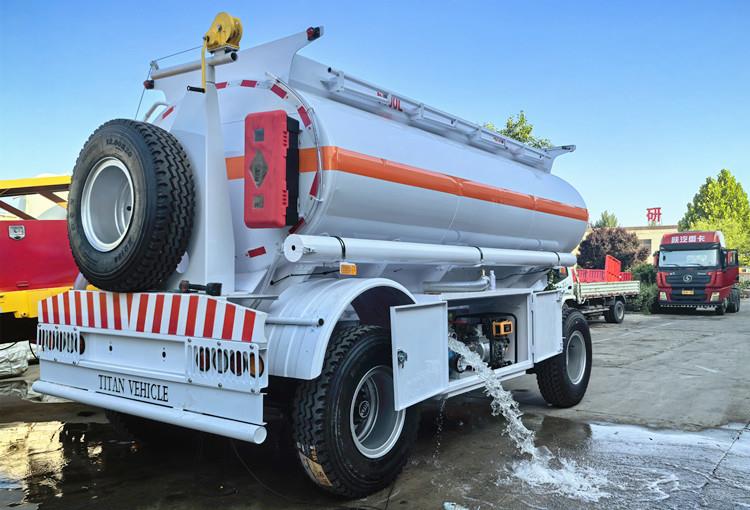 10000 Liters Drawbar Fuel Tanker Trailer for Sale