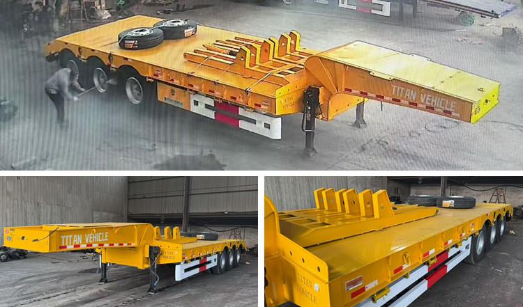 3 Axle Semi Low Bed Trailer for Sale in Mauritania