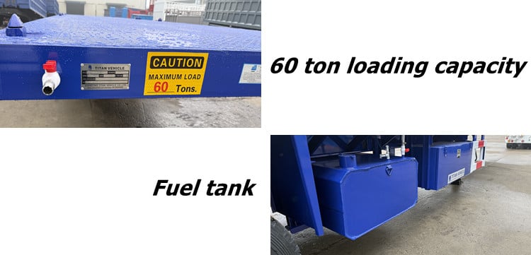 2025 New Model Tri Axle Flatbed Trailer for Sale - TITAN Vehicle