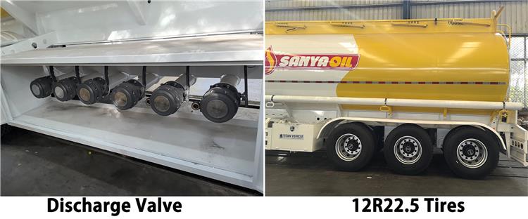 45000 Liters Oil Tanker Trailer for Sale In Zimbabwe