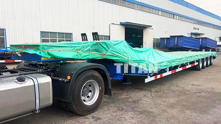 4 Axle 100 Ton lowbed Trailer Truck for Sale in Jamaica