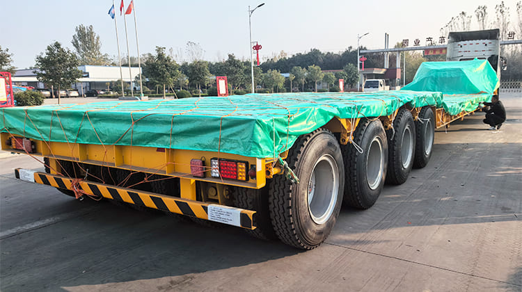 4 Axle 100T Detachable Lowboy Trailer for Sale Price