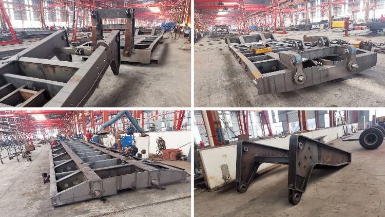 4 Axle 100T Detachable Lowboy Trailer for Sale Price
