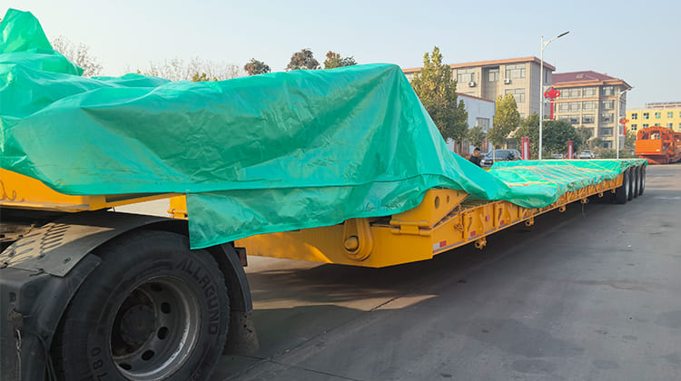 4 Axle 100T Detachable Lowboy Trailer for Sale Price