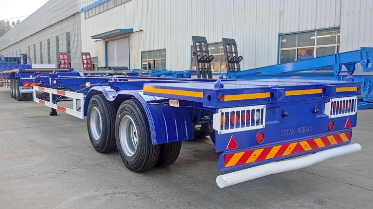 40 Foot Shipping Container Chassis Trailer for Sale in Jamaica