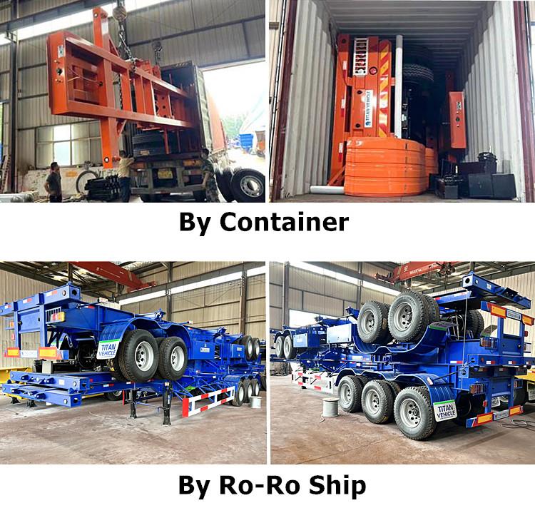 40 FT Tri Axle Chassis for Sale | Shipping Container Chassis for Sale in Jamaica