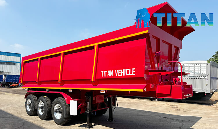 End Dump Dumper Truck Semi Trailers for Sale in Jamaica