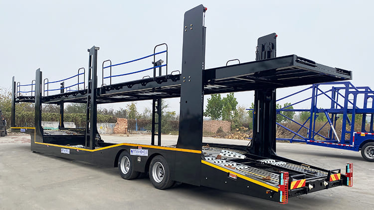 2 Axle Car Transporter Trailer for Sale in Tanzania