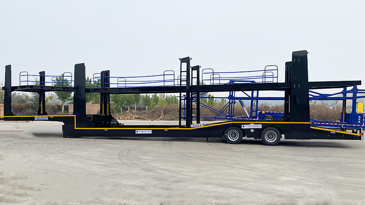 2 Axle Car Transporter Trailer for Sale in Tanzania