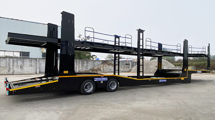 2 Axle Car Transporter Trailer for Sale in Tanzania