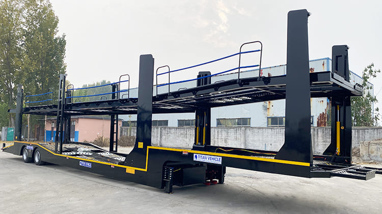 2 Axle Car Transporter Trailer for Sale in Tanzania