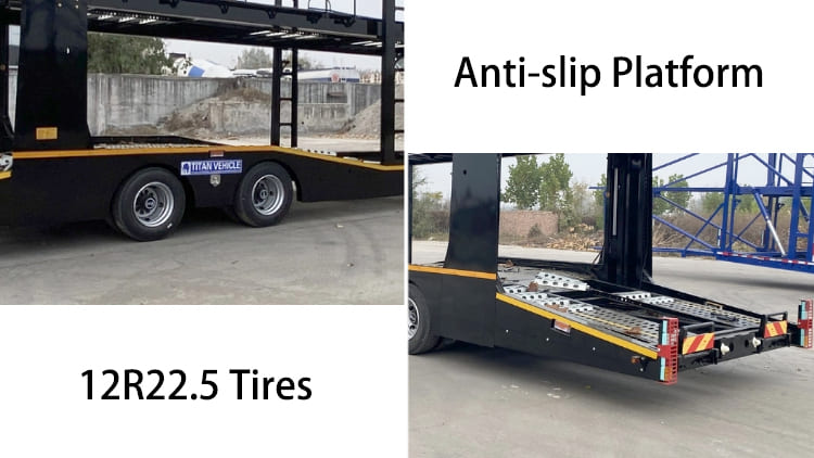2 Axle Car Transporter Trailer for Sale in Tanzania