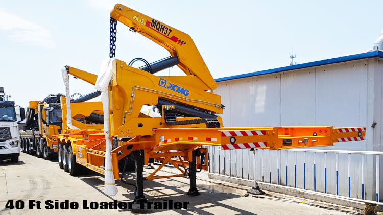 3 Axle 45 Ton Container Side Lifter Sidelifter Trailer for Sale in Tanzania