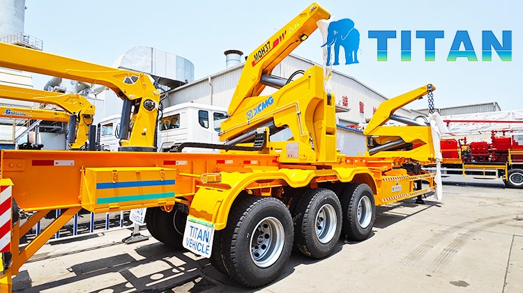 3 Axle 45 Ton Container Side Lifter Sidelifter Trailer for Sale in Tanzania