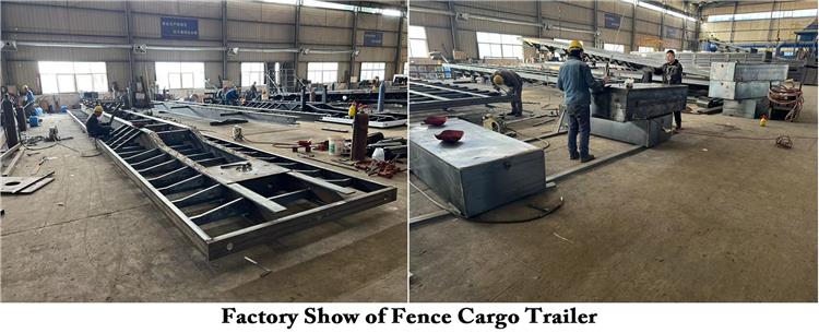 80 Ton Fence Cargo Semi Trailer for Sale In Tanzania - Stake Semi Trailer