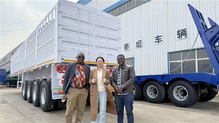 80 Ton Fence Cargo Semi Trailer for Sale In Tanzania - Stake Semi Trailer