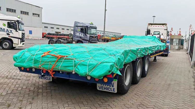 3 Axle Low Bed Loader Semi Trailer Price for Sale in Tanzania