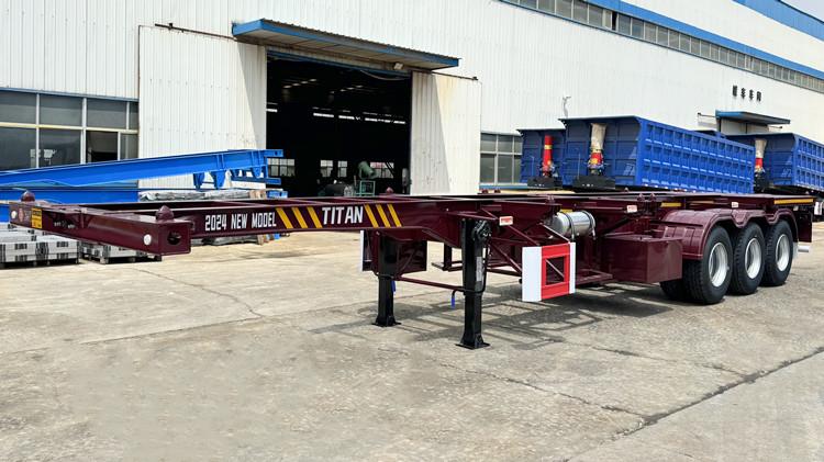 12m Skeletal Semi Trailer fo Sale in Tanzania