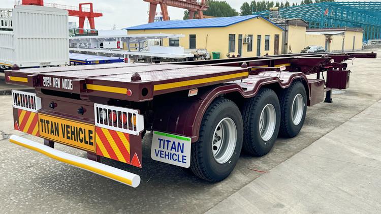 12m Skeletal Semi Trailer fo Sale in Tanzania