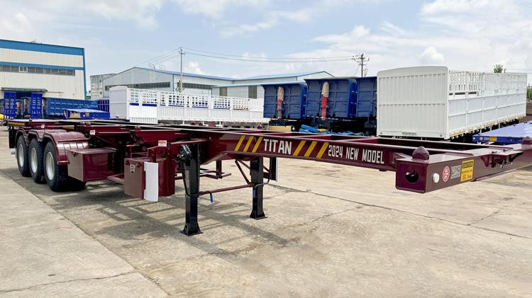 12m Skeletal Semi Trailer fo Sale in Tanzania
