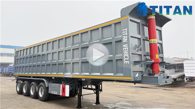 4 axle tipper trailer
