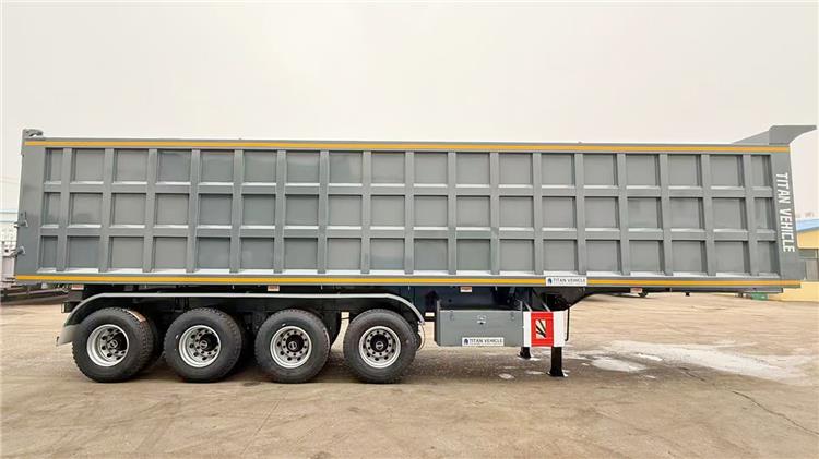 4 Axle 40CBM Semi Tipper Tipping Trailer for Sale Price In Dar es Salaam Tanzania