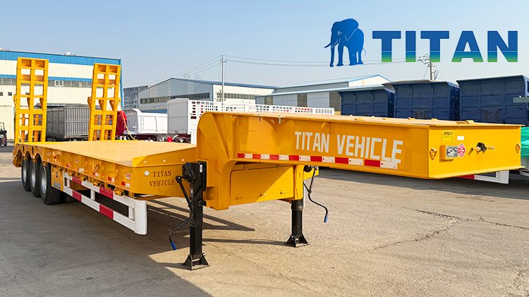 3 Axle 60 Ton Semi Low Bed Trailer Truck for Sale Price in Zimbabwe