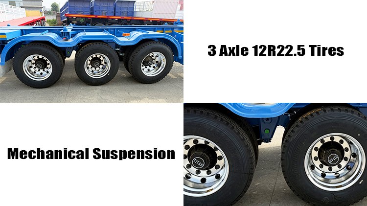 Tri Axle Chassis | 40 Foot Shipping Container Trailer for Sale in Guam