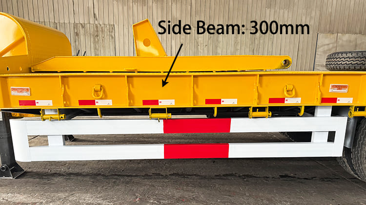 3 Axle Hydraulic Low Bed Truck Semi Trailer Price for Sale in Guyana