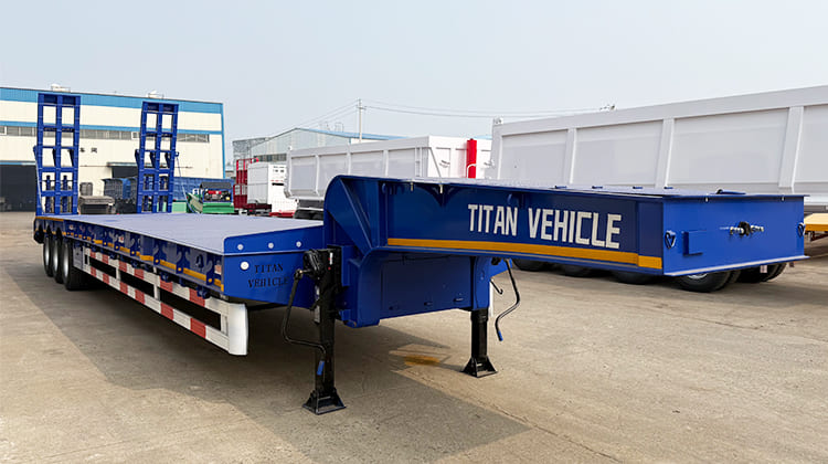 3 Axle Semi Low Loader Trailer Lowbed Truck for Sale in Guyana