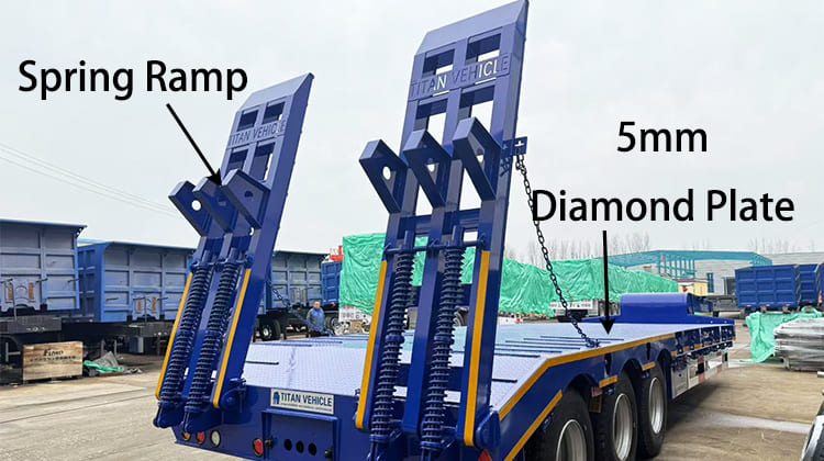 3 Axle Semi Low Loader Trailer Lowbed Truck for Sale in Guyana