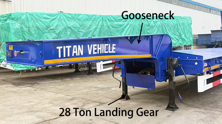 3 Axle Semi Low Loader Trailer Lowbed Truck for Sale in Guyana