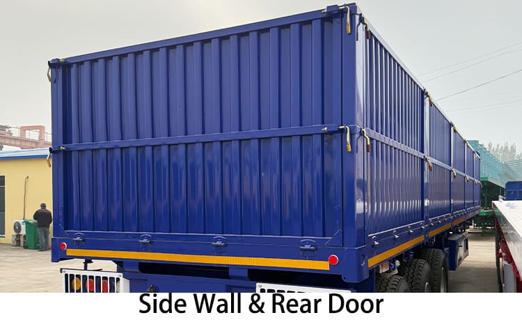 60 Ton Side Wall Trailer with Drop Sides for Sale in Guyana
