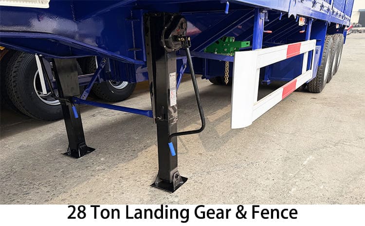 60 Ton Side Wall Trailer with Drop Sides for Sale in Guyana