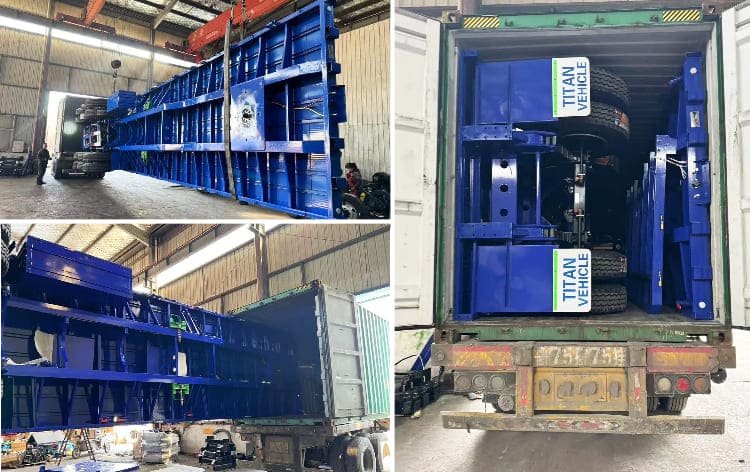 60 Ton Side Wall Trailer with Drop Sides for Sale in Guyana