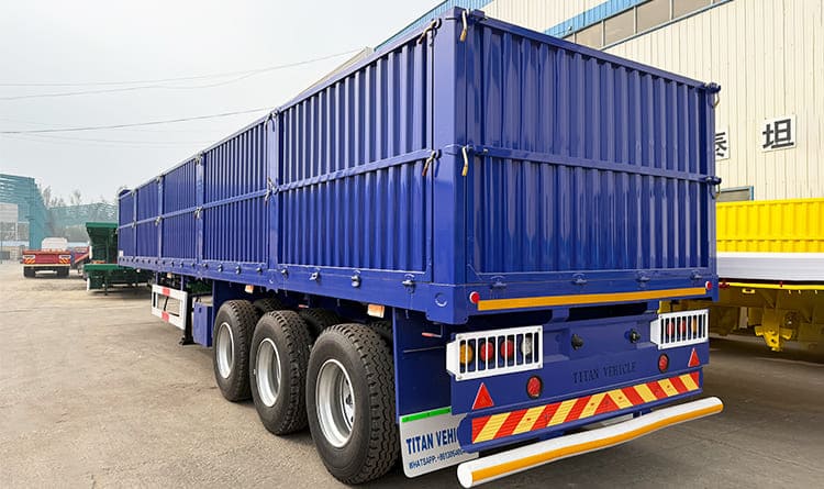 60 Ton Side Wall Trailer with Drop Sides for Sale in Guyana