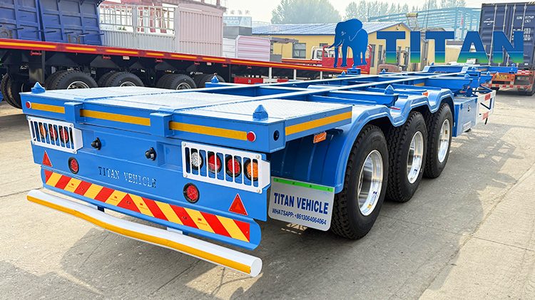 40 Ft Skeleton Trailer for Sale | Gooseneck Container Trailer in Guyana