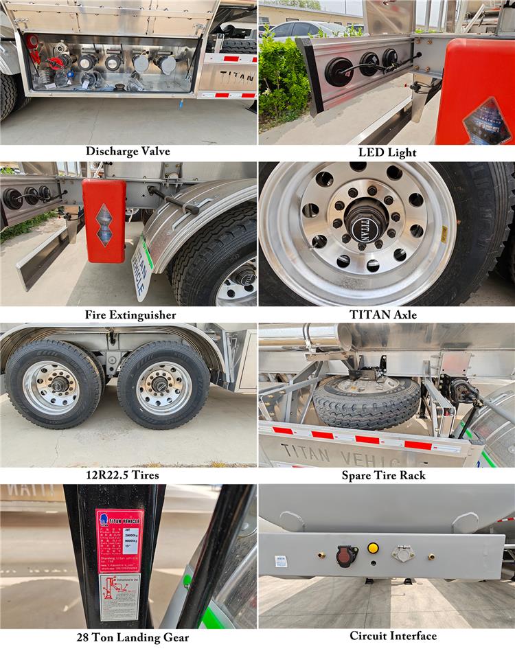 2 Axle Aluminum Tanker Trailers for Sale In Saudi Arabia