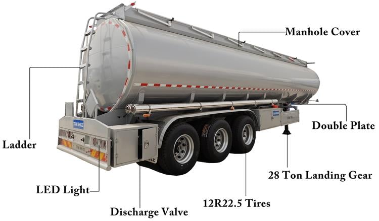40000 Liters Oil Tanker Trailer for Sale In Congo