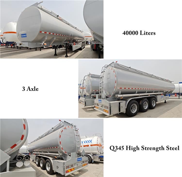 40000 Liters Oil Tanker Trailer for Sale In Congo