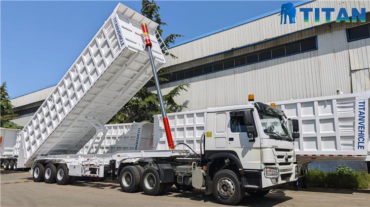 3 Axle Semi Dump Trailer Price for Sale In United Arab Emirates