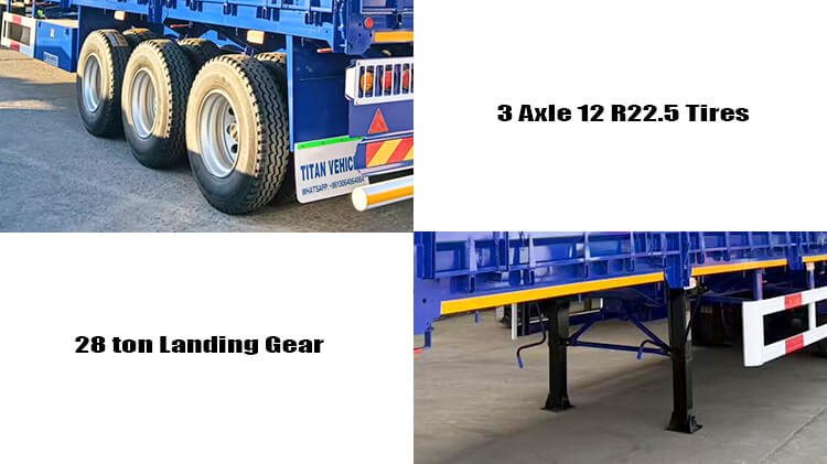 3 Axle Trailer with Side Walls | Side Wall Semi Trailer for Sale in Nigeria