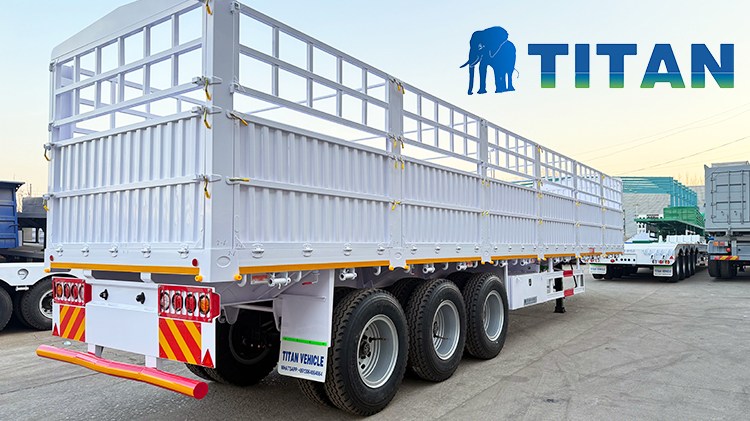 3 Axle Fence Cargo Semi Trailer for Sale Near Me in Lagos Nigeria