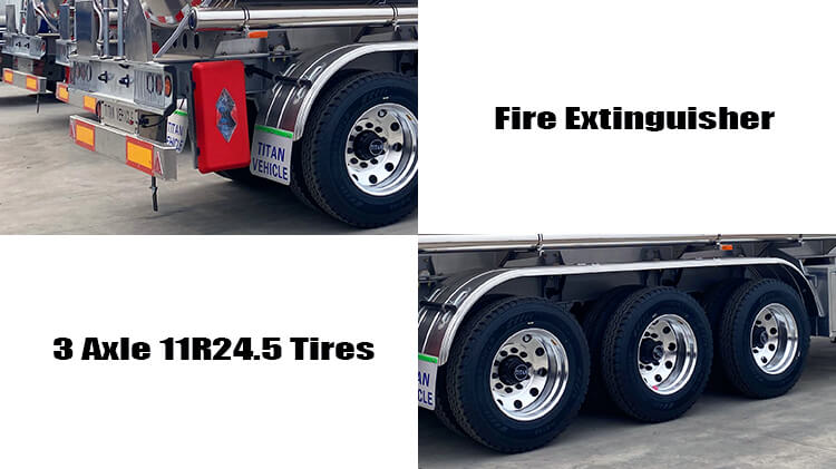 3 Axle Aluminum Tanker Trailers for Sale Price in Nigeria