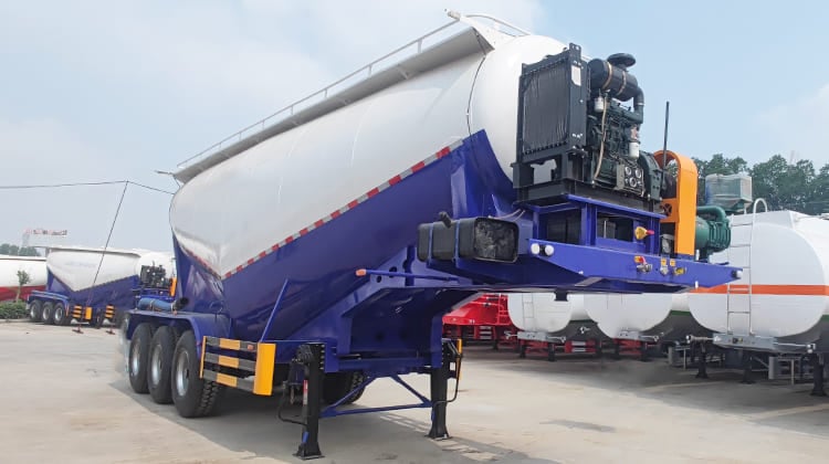 35CBM Pneumatic Dry Bulk Cement Tank Semi Trailer | Cement Bulk Carrier Tankers for Sale in Nigeria