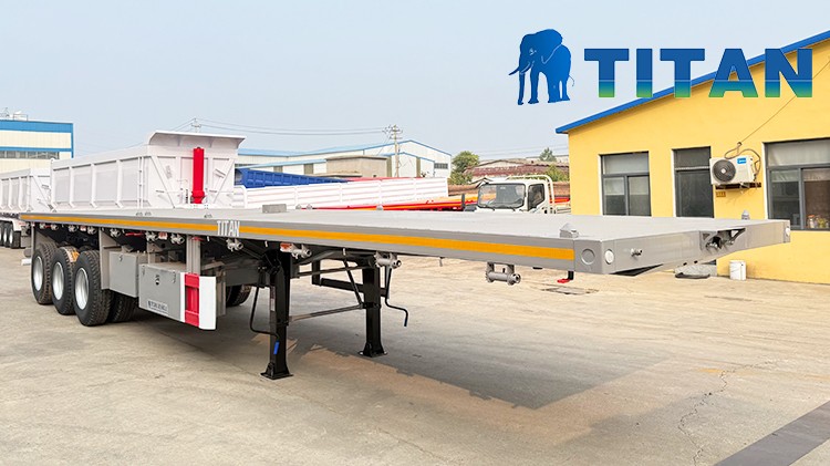 40 Ft 3 Axle Flatbed Semi Trailer for Sale in Nigeria
