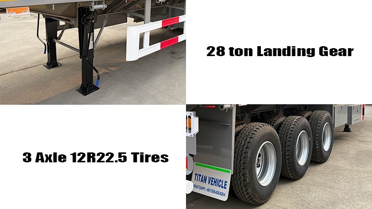 40 Ft 3 Axle Flatbed Semi Trailer for Sale in Nigeria